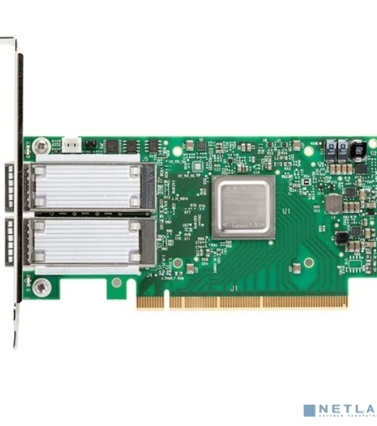 Сетевая карта MELLANOX ConnectX®-5 EN network interface card, 100GbE dual-port QSFP28, PCIe3.0 x16, tall bracket, ROHS R6