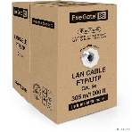 Кабель ExeGate UTP 4 пары кат.5e CCA, 25AWG, бухта 305м, серый, PVC, фото3