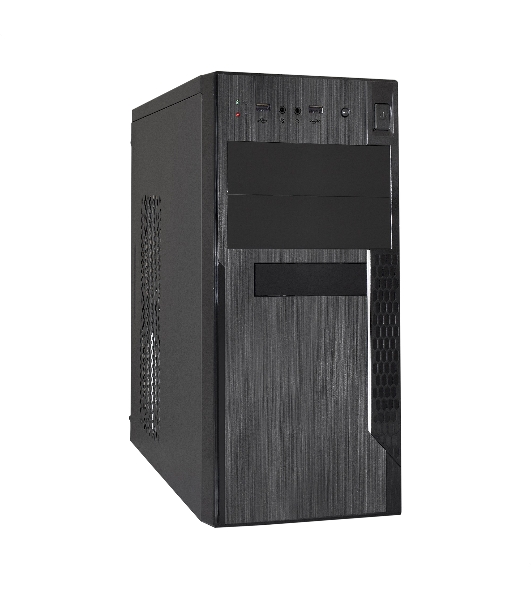 Компьютерный корпус Minitower ExeGate EX299312RUS MA-373X-UNS500 (mATX, БП UNS500 с вент. 12см, 2*USB, аудио, черный)