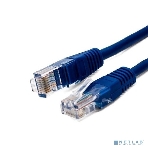Кабель патч-корд, Filum FL-U5-C-1M-BL U/UTP 5e cat. 1м, 26AWG(7x0.16 мм), чистая медь, PVC, синий, фото 1
