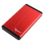 Внешний корпус 2.5' Gembird EE2-U3S-2, красный, USB 3.0, SATA, фото 1