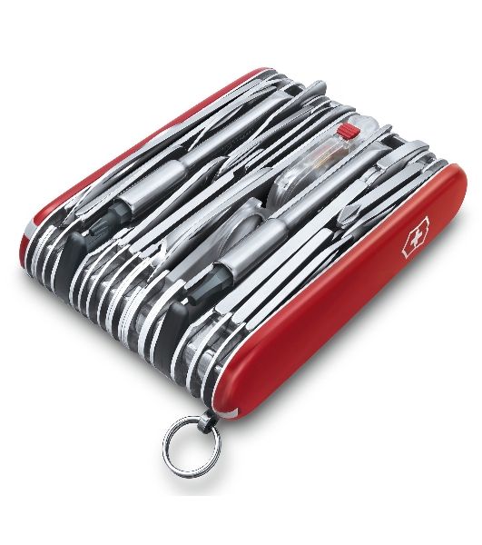 Нож перочинный Victorinox SwissChamp XXL (1.6795.XXL) 91мм 73функц. красный подар.коробка