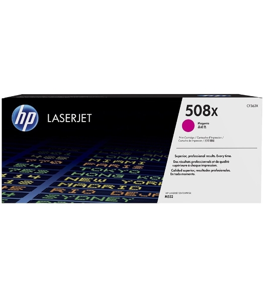 Тонер Картридж HP 508X CF363X пурпурный для HP CLJ M552/M553 (9500стр.)
