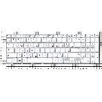 Клавиатура для ноутбука Samsung NP370R5E NP510R5E белый, фото3