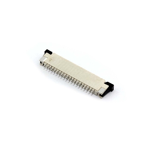 Разъем FPC Half Coverage Bottom Contact 1.0K-BX-20PWB 20 pin высота 2мм шаг 1мм