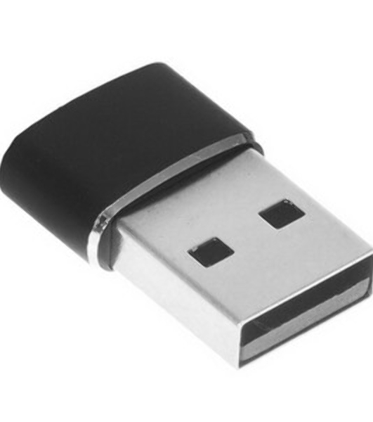 Переходник Cablexpert USB-A(M)/Type-C(F), 2.0, пакет (A-USB2-AMCF-02)