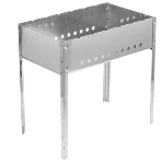 Мангал GRINDA 'BARBECUE', нержавеющая сталь, толщина 1,5мм, 500х300х500мм 427784, фото4