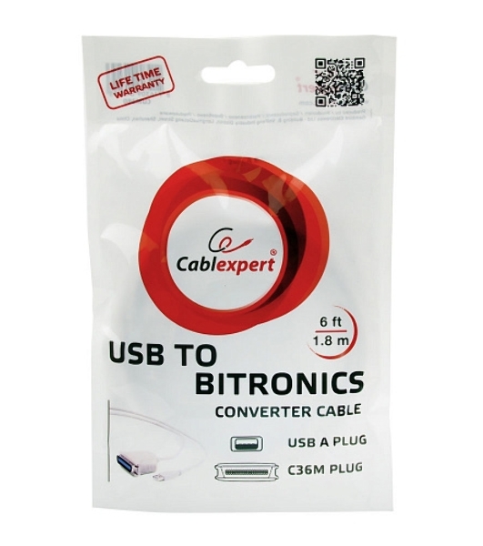 Переходник Gembird Конвертер Bitronics ->USB порт CUM-360, C36M/USBAM, 1.8м, блистер