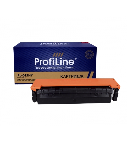 Картридж лазерный ProfiLine PL-045HY для принтеров Canon i-SENSYS LBP610C/LBP613/MF631/MF633/MF635 2200 копий Yellow