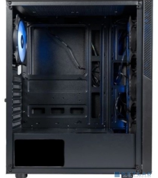 Компьютерный корпус ATX Eurocase A85 4ARGB черный без БП закаленное стекло USB 3.0