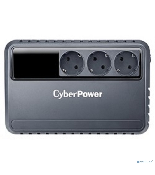 Источник бесперебойного питания CyberPower BU600E/600 ВА/360 Вт/3 х CEE 7 (евророзетка)