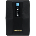 Источник бесперебойного питания ExeGate Power Back BNB-1000.LED.AVR.2SH 1000VA/550W, LED, AVR, 2*Schuko, Black, фото11