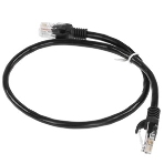 Патч-корд UTP Cablexpert cat.6, 0.5м, литой, многожильный, черный, фото3