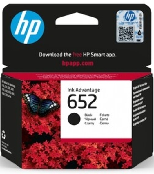 Картридж струйный HP №652 (F6V25AE) черный, 360 стр., для DJ IA 1115/2135/3635/4535/3835/4675