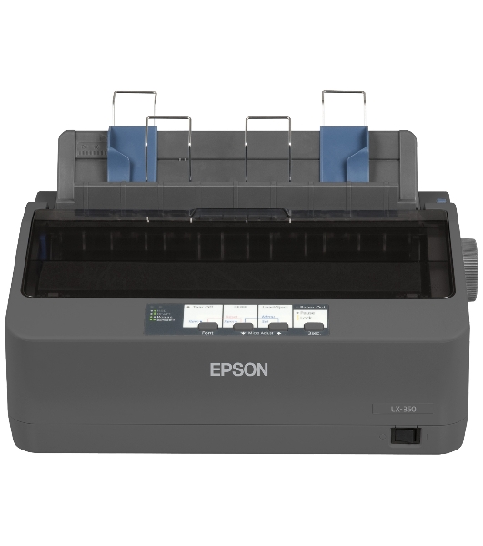 Принтер матричный Epson LX-350 (C11CC24031/C11CC24032), (А4, 357 cps (12 cpi), USB, LPT, COM)