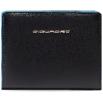 Кошелек женский Piquadro Blue Square PD6660B2R/N черный натур.кожа, фото8
