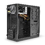 Компьютерный корпус Minitower ExeGate QA-412U-UNS400 (mATX, БП UNS400 с вент. 12см, 2хUSB+2хUSB 3.0, аудио, черный), фото7