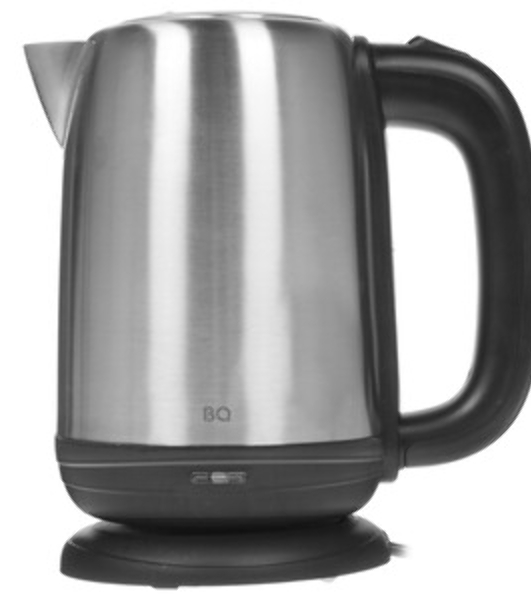 Чайник электрический BQ KT1821S черный/стальной, 2200 Вт, 1.7 л