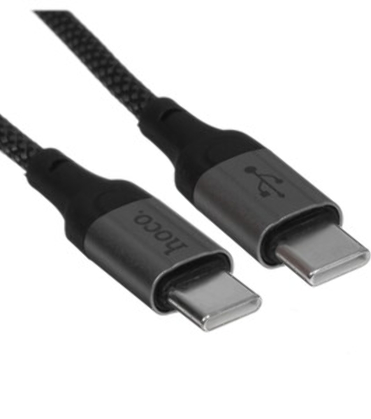 Кабель USB2.0 Hoco AM/Type-C, 3А, X102, 1м, черный, коробка