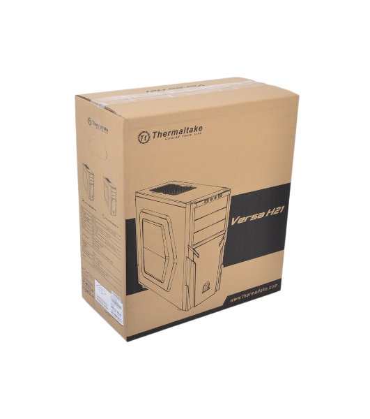 Компьютерный корпус Thermaltake Versa H21 черный без БП ATX 2x120мм 1xUSB 2.0 1xUSB 3.0 audio bott PSU