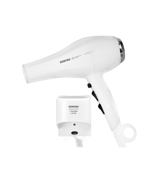 Фен Centek CT-2251 белый, 2100 Вт, ионизация