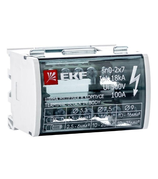 Шина нулевая в корпусе EKF sn0-2x7 (2х7) EKF PROxima
