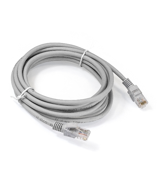 Патч-корд ExeGate EX286384RUS UTP-RJ45-RJ45-5e-3M-LSZH-GY, UTP, cat.5e, LSZH, 3м, серый