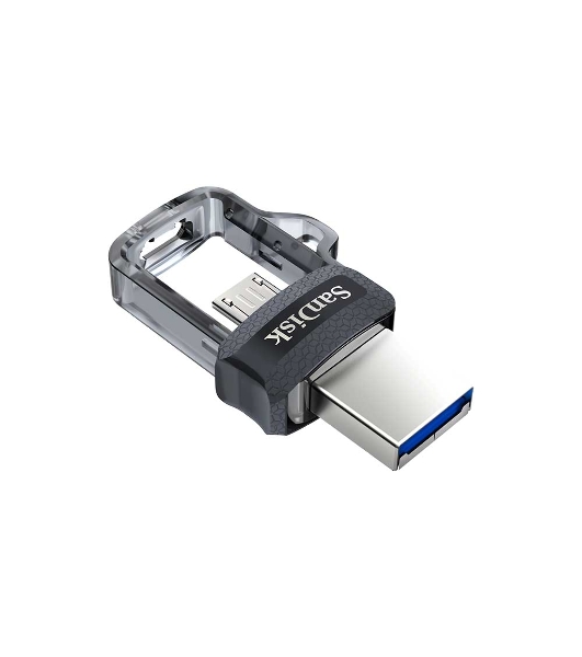 Флешка USB SanDisk DD3 Ultra (SDDD3-032G-G46), 32Gb, USB 3.0/microUSB, R/W 130/30, черный
