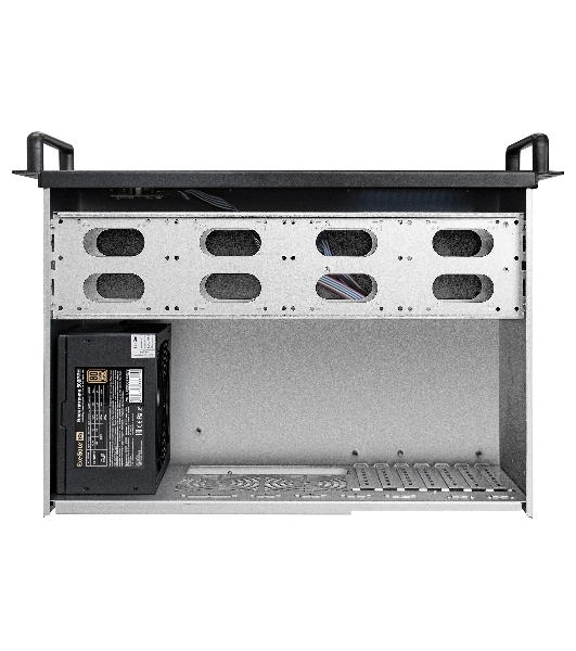 Серверный корпус ExeGate Pro 4U300-08 (RM 19', высота 4U, глубина 300, БП 1200PPH-SE 80 PLUS® Bronze, USB)