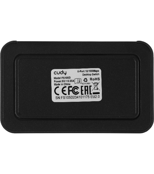 Коммутатор Cudy FS105D, 5×100 Мбит/с