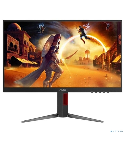 Монитор 23.8' AOC 24G4H IPS 1920x1080, 200 Гц, 0.3 мс (MPRT), 16:9, 300 кд/м², HDR10, HDMI 2.0, DP 1.4, 3.5 Jack, FreeSync, черный