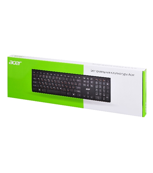 Клавиатура беспроводная Acer OKR020, USB, Радиоканал, черный