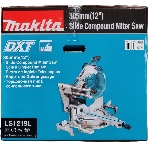 Пила торц Makita LS1219L, 1800Вт,3200об\м,дискф305х30мм,рез-107х363мм,26.5кг,кор,наклон-48\48гр,поворот:52\60гр,лаз, фото5