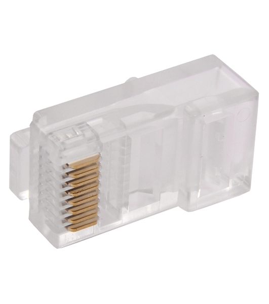 Разъем RJ-45 UTP для кабеля cat.5e, 8P8C Разъем RJ-45 UTP для кабеля cat.5e, 8P8C