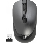 Мышь беспроводная Defender Wave MM-995 серебристый, 1600 dpi, радиоканал, USB, кнопки - 4, фото12