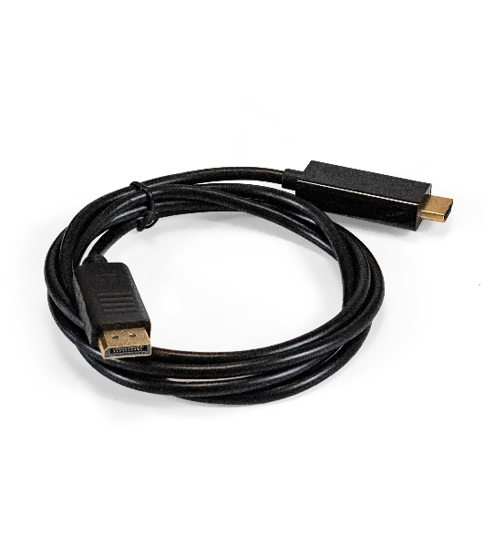 Кабель DisplayPort-HDMI ExeGate EX-CC-DP-HDMI-1.5 (20M/19M, 1,5м, экран)