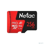 Флеш Карта MicroSD card Netac P500 Extreme Pro 256Gb, retail version w/SD adapter, фото11