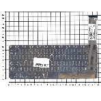 Клавиатура для ноутбука HP Chromebook 14 G3 G4 14-2000 14-ak 14-q белый, фото 1