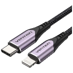Кабель Vention USB 2.0 CM/Lightning 8M для iPad/iPhone - 1м. Фиолетовый, фото5