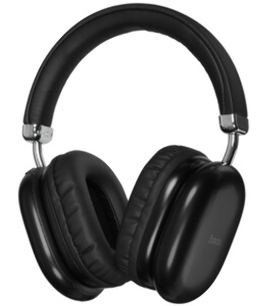 Беспроводные/проводные наушники Hoco W35 Max черный, полноразмерные, Bluetooth + проводной, до 90 ч.