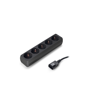 Сетевой фильтр для ИБП ExeGate EX221201RUS SPU-5-1.2B (5 розеток, 1.2м, UPS вилка IEC320-C14, черный)