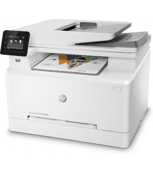 МФУ лазерное HP Color LaserJet Pro M283fdw (7KW75A), A4, цветной, печ. до 21 стр/мин., скан. до 26 стр/мин. (ч/б) 22 стр/мин. (цвет), 600 x 600 dpi (печать) 300x300dpi (скан), USB, RJ-45, Wi-Fi, Air Print, Mopria