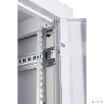 Шкаф телекоммуникационный напольный ЭКОНОМ 42U (600 × 600) дверь стекло, дверь металл, фото17