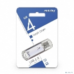 Флешка USB Smartbuy V-Cut series (SB4GbVC-S), 4Gb, USB 2.0, R/W 25/15, серебристый, фото2