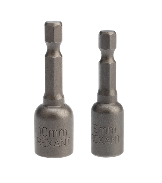 Ключ-насадка магнитная Kranz 1/4' 8х48 мм + 10х48 мм (2 шт./уп.)