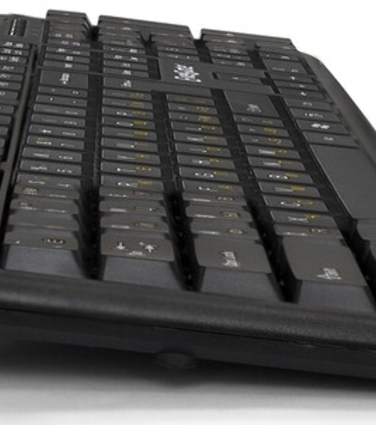 Комплект клавиатура+мышь ExeGate MK150 проводной, USB, 1200 DPI, чёрный