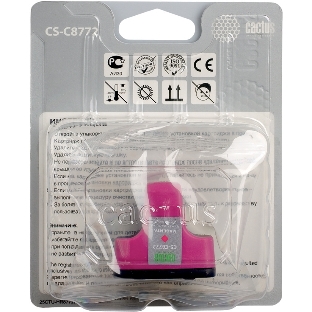 Картридж струйный Cactus CS-C8772 №177 пурпурный (11,4 мл) для HP PS 3213/3313/8253/C5183/C6183/C6283/C7183/C7283/C8183/D7163/D7263/D7363/D7463