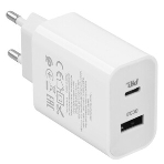 Сетевое зарядное устройство HOCO HC-66076 C97A/PD + QC 3.0/2 USB: Type-A + Type-C/Выход: 5V_9V_12V, 20W/белый, фото7