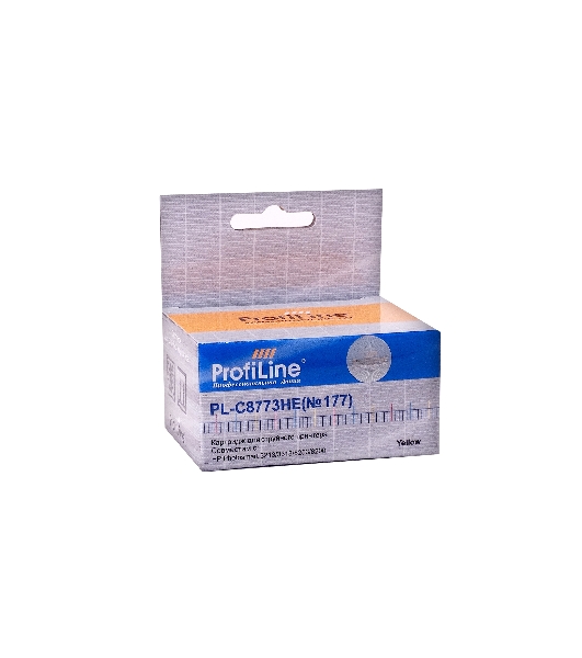 Картридж струйный ProfiLine PL-C8773HE №177 для принтеров HP 8253 Yellow водн