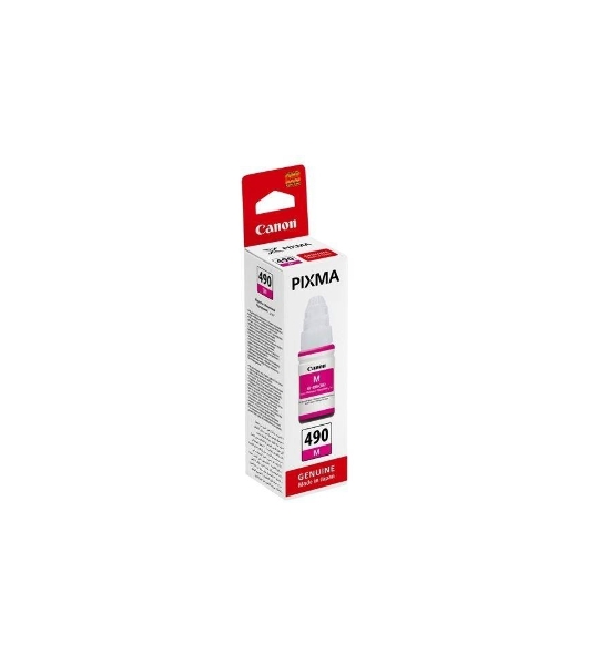 Чернила Canon GI-490M 0665C001 пурпурный для Canon Pixma G1400/2400/3400 (70мл)
